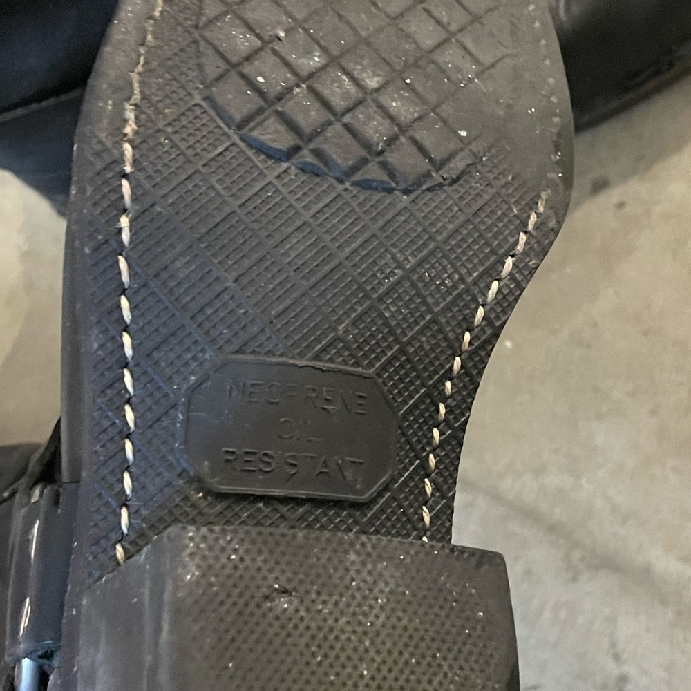 Frye authentic vintage mid calf harness/Motoboots broken in and super comfy!